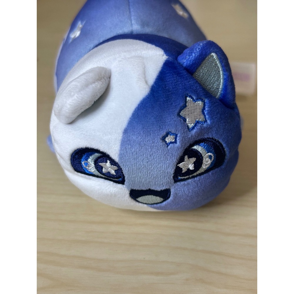 Aphmau MeeMeows Mystery Plush Celestial Cat Series 4 Blue White Moon Star Cat